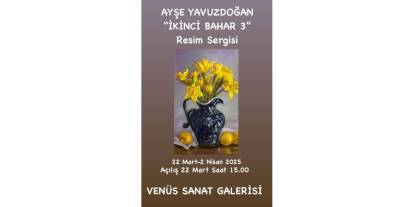 Venüs Sanat Galerisi’nde “İkinci Bahar 3” Resim Sergisi