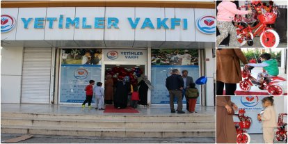 Yetimler Vakfı Dünya Yetimler Gününde minik yürekleri sevindirdi