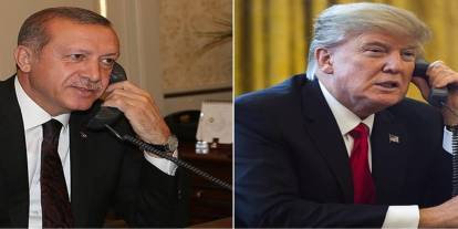 Cumhurbaşkanı Erdoğan ile Trump telefonda görüştü