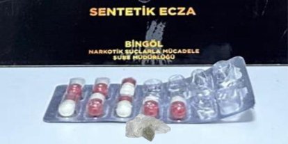 Bingöl’de sentetik ecza maddesi ele geçirildi: 1 gözaltı