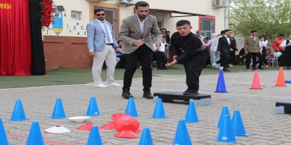 Cizre'de Down Sendromlu çocuklar doyasıya eğlendi