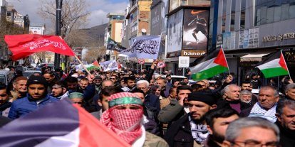 Van'da "Gazze İçin Meydanlara" yürüyüşü düzenlendi