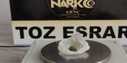 Bingöl'de uyuşturucu operasyonu: 1 gözaltı