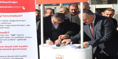 Şırnak'ta "Anayasa Değişsin, Aile Korunsun" imza kampanyası başlatıldı