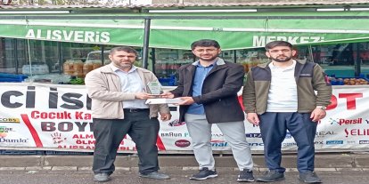 HÜDA PAR Bingöl Gençlik Kolları'ndan boykot yapan esnaflara plaket