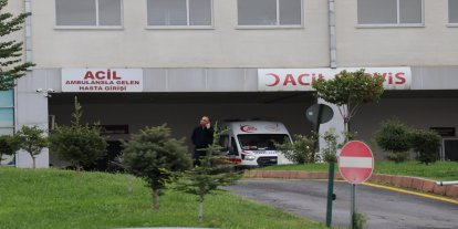 Malatya'da otomobil bahçeye yuvarlandı: 2 yaralı