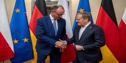 Almanya Başbakanı Merz, Polonya'da Tusk ile Görüştü