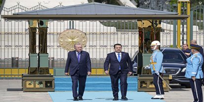 Irak Başbakanı el Sudani Cumhurbaşkanlığı Külliyesinde