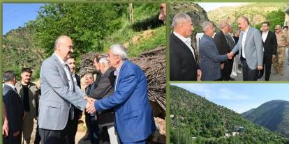 Vali Canalp’ten Sason Köylerine İkinci Tur Ziyaret