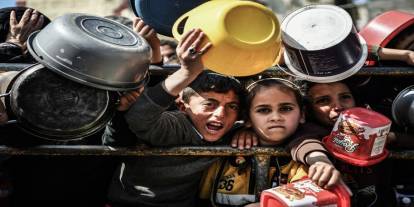 Gazze’de on binlerce çocuk açlık nedeniyle ölüm tehlikesi altında