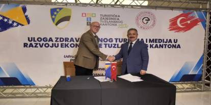 Bosna Hersek’in Tuzla Kantonu, Türkiye’den gelen gazeteci ve turizmcileri ağırladı