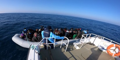 Muğla açıklarında 36 düzensiz göçmen yakalandı