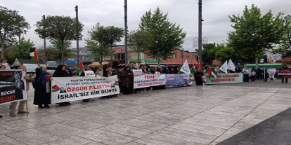 Sakarya'da Filistin'e destek