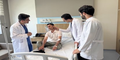 Gaziantep'te kopan kulak memesi yerine dikildi