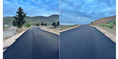 Yolüstü Köyü Yolu Tamamlandı