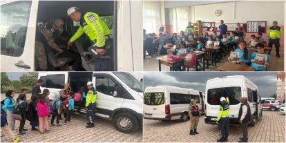 Bingöl'de ilkokul öğrencilerine trafik güvenliği eğitimi