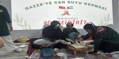 Ortaokul öğrencilerinden Gazze’ye destek kermesi