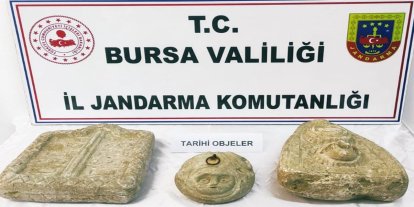 Bursa'da tarihi eser operasyonu: 2 gözaltı