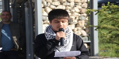 Bingöllü çocuklar: Gazze için harekete geçin