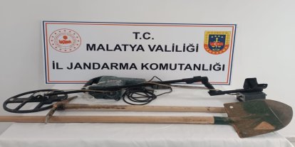 Malatya'da define avcıları operasyonu: 8 gözaltı