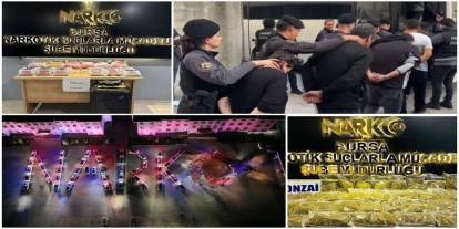 Bursa'da uyuşturucu operasyonlarında 540 tutuklama
