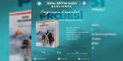 Şanlıurfa'da “Adın Selahaddin” temalı bilgi yarışması düzenlenecek