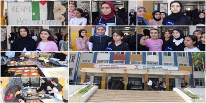 Batmanlı öğrencilerden Gazze için yardım kermesi: Gazze’deki soykırım sona ersin!