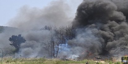 Güney Kore'de askeri uçak düştü: 2 ölü 2 kayıp