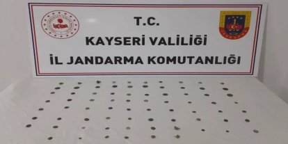 Kayseri'de tarihi eser operasyonu: 1 gözaltı
