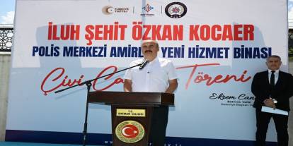 İluh Şehit Özkan Kocaer Polis Merkezi inşaatına ilk çivi çakıldı