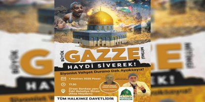 Şanlıurfa'dan Gazze için çağrı: "Meydanlara çıkalım, zulme dur diyelim"