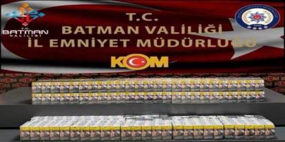 Batman'da kaçak sigara operasyonu