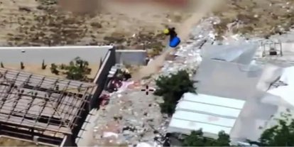 İşgalcilerin Gazze'de iki çocuğu bombaladıkları anlar görüntülendi