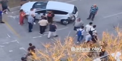 Adana'da zincirleme kaza: 2 yaralı
