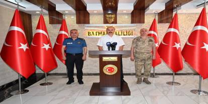 Vali Canalp:  “Türkiye'de huzurun kenti Batman'dır”