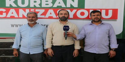 Umut Kervanı Şanlıurfa’da kurban kesimi gerçekleştirdi