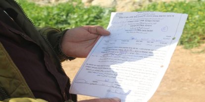 İşgalcilerden Batı Şeria'da yeni yıkım tebligatları