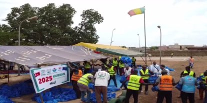 Mali'de binlerce aileye Kurban eti ulaştırıldı