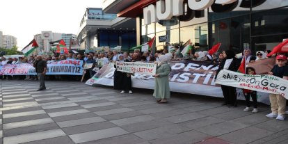 İşgalcilerin, Madleen gemisine el koyması Ankara'da protesto edildi