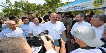 Vali Canalp, İluh Deresi'nde süren kentsel dönüşüm çalışmalarını yerinde inceledi