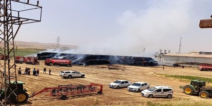 Şanlıurfa'daki samanlık yangını kontrol altına alındı