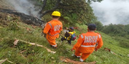 Hindistan'daki helikopter kazasında 7 kişi öldü