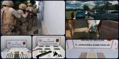 Antalya'da Narkokapan operasyonu: 104 tutuklama