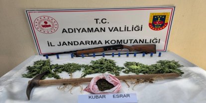 Adıyaman'da uyuşturucu operasyonu: 1 gözaltı