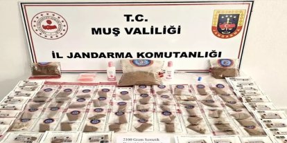 Muş'ta uyuşturucu operasyonu: 2 tutuklama