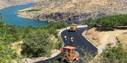 Malatya'da altyapı ve yol mesaisi devam ediyor