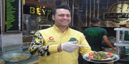 Gaziantep'in yöresel yemeği alinazik sofralarda yerini almaya başladı