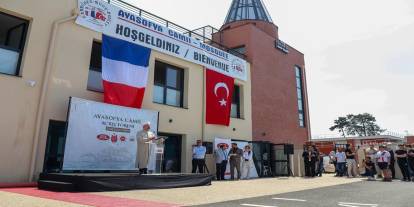 Fransa'da Ayasofya Camii'nin açılışı yapıldı