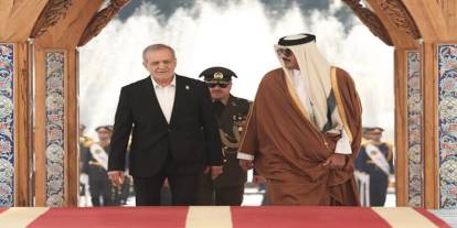 İran Cumhurbaşkanı Pezeşkiyan, Katar Emiri ile görüştü