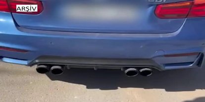 Gaziantep'te 32 araca abart egzoz ve modifiye cezası
